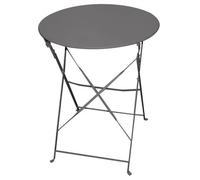 Urban Living SUNNYDAYS Collection Mistral Table Pliable en Metal Gris Anthracite D60XH71CM