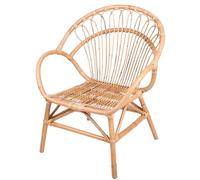 Urban Living SUNNYDAYS Le ROTIN - Fauteuil Indie 69X65XH87CM