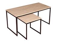 Urban Living Table Basse, Bois/Noir, Normal