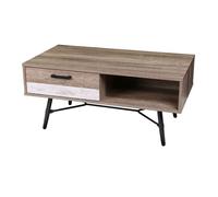 Urban Living - Table basse Brooklyn - 100 x H. 49 cm - Marron Marron