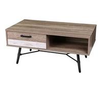 Urban Living - Table basse Brooklyn - 100 x H. 49 cm - Marron Marron