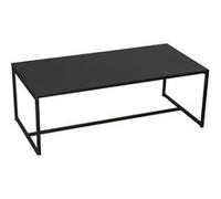 Urban Living - Table basse design en métal Madison - L. 100 x H. 36 cm - Noir - Madison Noir G