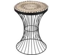 - Table d'appoint en métal Bohême - Diam. 35 x H. 50 cm - Noir - Bohême