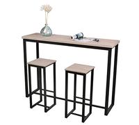 Urban living Table de Bar Murale avec 2 tabourets Dock
