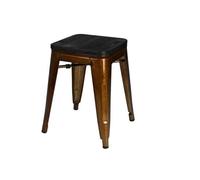 Urban Living - Tabouret vintage Liv H46 cm - Métal doré