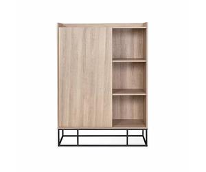 Urban Living "YOSSI Armoire avec 1 Porte ET 3 ETAGERES 100X40XH137CM