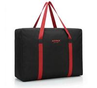 Urban London Sac de voyage pliable extra large, très résistant, résistant à l'eau, pour le transport, le déménagement, le chargement et le stockage, noir/rouge, 58,42 cm (23"), Sac de voyage pliable