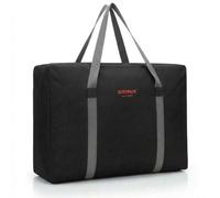 Urban London Sac de voyage pliable extra large, très résistant, résistant à l'eau, pour le transport, le déménagement, le chargement et le stockage, Noir/gris, 25 Inch, Sac de voyage pliable extra