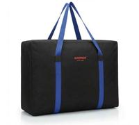 Urban London Sac de voyage pliable extra large, très résistant, résistant à l'eau, pour le transport, le déménagement, le chargement et le stockage, noir/bleu, 76,2 cm, Sac de voyage pliable extra