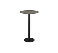 Urban mange debout avec piètement noir + plateau HPL Ø70 cm