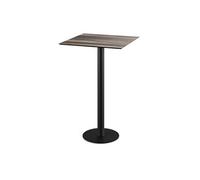 Urban mange debout avec piètement noir + plateau HPL 70x70 cm