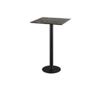 Urban mange debout avec piètement noir + plateau HPL 70x70 cm