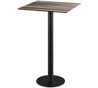 Urban mange debout avec piètement noir + plateau HPL 70x70 cm Veba 22 G