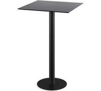Urban mange debout avec piètement noir + plateau HPL 70x70 cm Veba 6 G