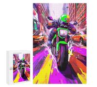 Urban Motorcycle Rush Puzzle 1000 Pièces Educa Jouet en Bois Cadeau Unique Décoration Intérieure Jeu Éducatif Challenge Toy Adultes Et Enfants À Partir De 14 Ans 1000 PCS