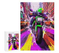 Urban Motorcycle Rush Puzzle 1000 Pièces Educa Jouet en Bois Cadeau Unique Décoration Intérieure Jeu Éducatif Challenge Toy Adultes Et Enfants À Partir De 14 Ans 300 PCS