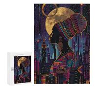 Urban Night Dreamscape Puzzle 300 Pièces Educa Jouet en Bois Cadeau Unique Décoration Intérieure Jeu Éducatif Challenge Toy Adultes Et Enfants À Partir De 14 Ans 300 PCS