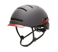 Urban Prime, Casque Urbain, Casque avec lumières et Clignotants sans Fil, Taille Unique, Gris Foncé