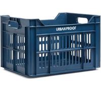 Urban Proof Caisse à vélo 30 litres Plastique recyclé bleu foncé