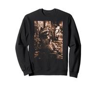 Urban Raccoon Ville Nuit Vintage Animal Sweatshirt