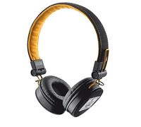 Urban Revolt Fyber Casque Audio avec Oreillettes repliables pour Smartphone/Tablette/Ordinateur Portable Noir/Orange