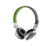 Urban Revolt Fyber - Écouteurs avec micro - circum-aural - filaire - jack 3,5mm - gris, vert
