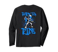 Urban Rider Graffiti Bleu Style BikeLife Manche Longue