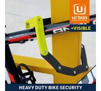 Urban Security Cadenas vélo pliable UR469Y 70 cm compact antirayures serrure haute sécurité