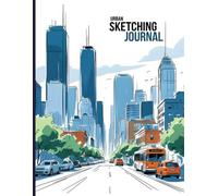 Urban Sketchbook: Urban Sketchbook Cover, 122 Pages, 8.5 x 11 Page Size, 120 Blank Pages, Drawing Urban City Sketching Simple City Cover Sketchbook.