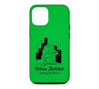 Urban Sketcher, Art Urbain Coque pour iPhone 12/12 Pro
