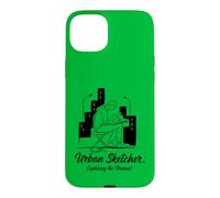 Urban Sketcher, Art Urbain Coque pour iPhone 15 Plus