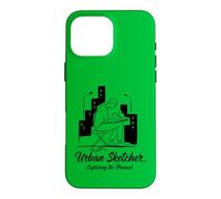 Urban Sketcher, Art Urbain Coque pour iPhone 16 Pro Max