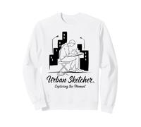 Urban Sketcher, Art Urbain Sweatshirt
