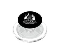 Urban Sketcher immortalisant l'instant PopSockets PopGrip pour MagSafe