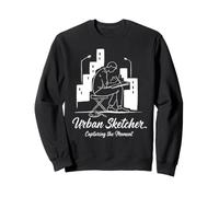 Urban Sketcher immortalisant l'instant Sweatshirt