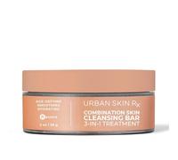 Urban Skin Rx Barre nettoyante combinée pour la peau - Nettoyant quotidien 3 en 1, exfoliant et adoucissant le masque, hydratant, améliore l'apparence du ton + de la texture de la peau, formulé avec