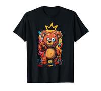 Urban Street Art Ours en Peluche Style Graffiti Yeux X T-Shirt