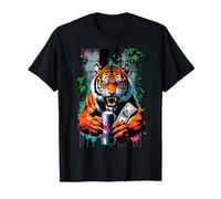 Urban Streetwear Tigre Amoureux des Animaux T-Shirt