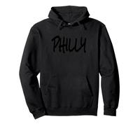 Urban Style Philly en Texte Noir Sweat à Capuche