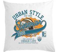 Urban Style The Legends Of Urban Life Superior Oreiller avec garnissage Blanc 40 x 40 cm