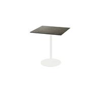 Urban table de bistrot avec piètement blanc + plateau HPL 70x70 cm