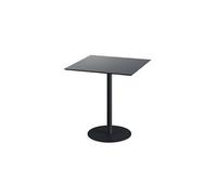 Urban table de bistrot avec piètement noir + plateau HPL 70x70 cm Veba 6 G