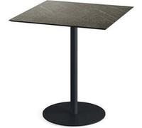 Urban table de bistrot avec piètement noir + plateau HPL 70x70 cm Veba 1 G