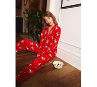 Urban Threads Ensemble pyjama long Urban Threads Urban Threads rouge ours en peluche