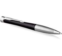 Urban Twist Stylo-Bille Noir Mat Avec Finitions Chrome Pointe Moyenne Et Recharge D¿Encre Bleue Coffret Cadeau.[G332]