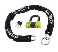 urban U75+10.120L Cadenas antivol Mini U Ø 18 Haute Gamme homologué SRA + Chaîne Lasso Multifonction 120 cm