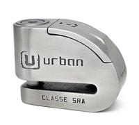 URBAN UR14S Antivol Moto Homologué SRA, Bloque Disque avec Alarme Intelligente | 120dB, LED, Warning, Sensibilit X2 ON | Serrure Haute Sécurité, Bloc Double Verrouillage ø14mm, Acier Inoxydable