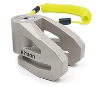 URBAN UR208T Antivol Bloque Disque Moto, ø10mm, Plus Léger et Robuste, Sécurité Compacte et Efficace, Verrouillage Facile, Câble de Rappel, Bloc Disque Frein pour Scooter, Velo, Trottinette Electrique
