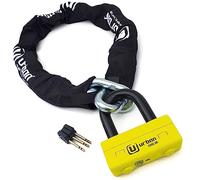 Urban Security Chain Lock 100 Sra+ur75 U-lock Jaune 100 cm