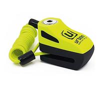 Urban Security Bloque-disque UR955Y – Compact, verrouillage rapide, visible et dissuasif – Jaune